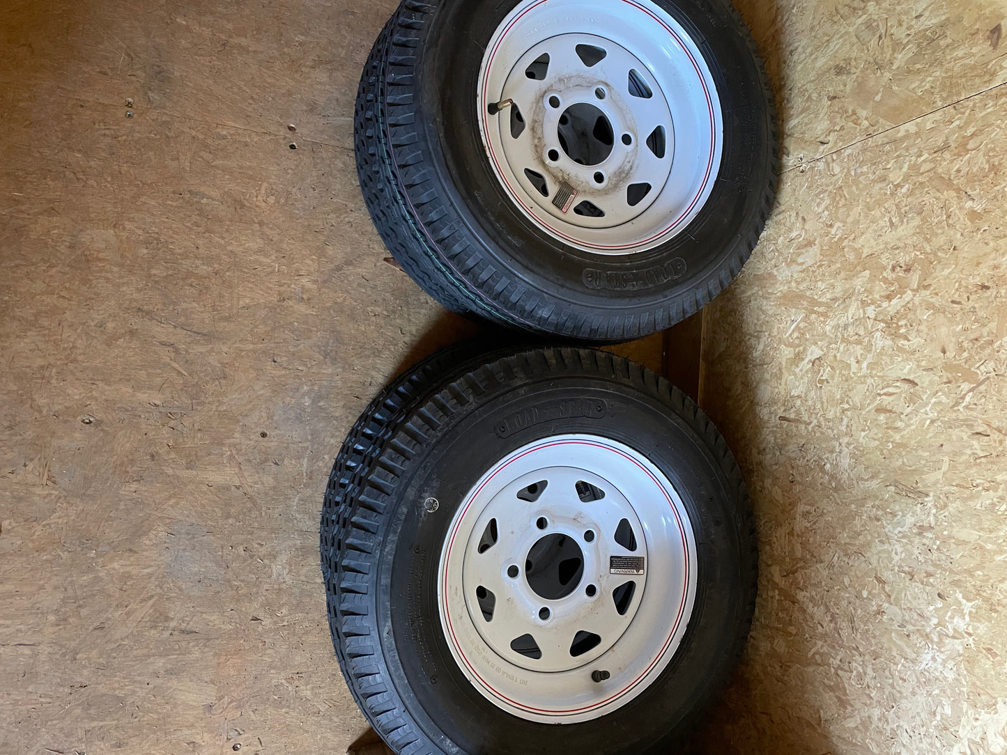 Load Star Marine Trailer Tires 5:30-12 4 lug